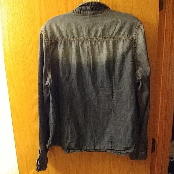 Xhilaration Denim Jean Shirt - Size XL - Picture 2 of 8